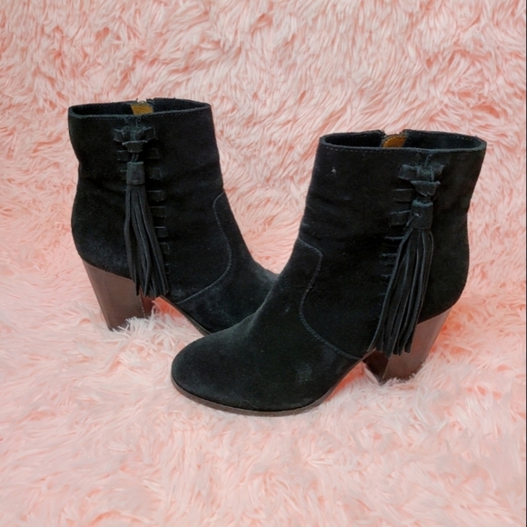 Frye Shoes - Frye Myra Tassel Lace Booties 6M